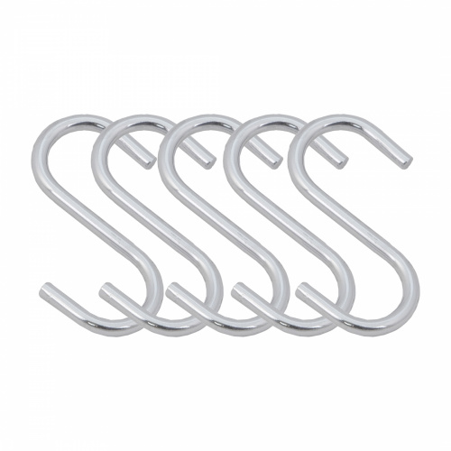 Крючок на трубу d25 (к-т 5шт), хром AKS_1