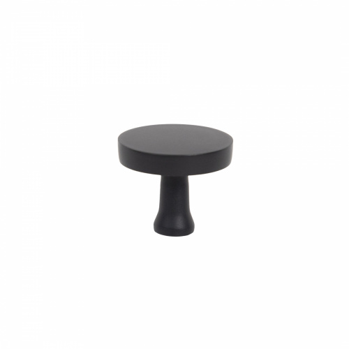 Ручка меб. кнопка мет. UNITY, черный матовый, AKS_1