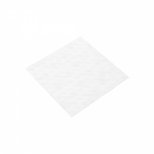 Отбойник силиконовый d8 h=1,5 AKS (лист = 100 шт. перфорированный по 2 шт.) молочный_1