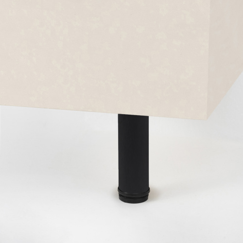 Опора меб. мет. d50 h100 с регул. черный AKS_3