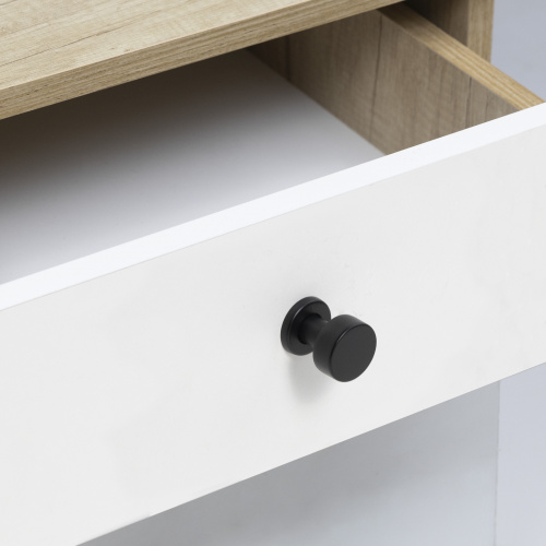 Ручка меб. кнопка мет. FISHKA черный матовый, AKS_7