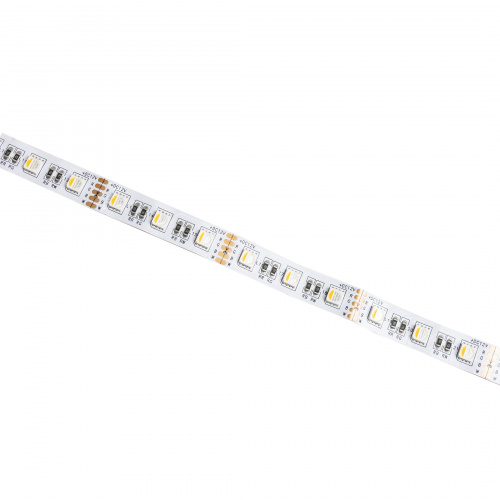Лента светодиодная RGBW - 10W/m, 12V, 12мм, 5050, 60 д/м, IP20, цветная + теплый белый - 5м, AKS_3