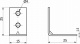 Уголок металлический FSC-04 25х25х15 (1,5), белый цинк (уп/100шт), AKS_preview_1
