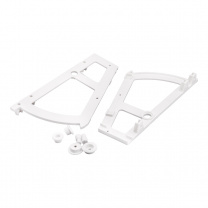 Крепление в шкаф для обуви однорядное, белый РП фотография