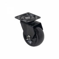 Колесо меб. ORION d50 h64 с площадкой, черный AKS фотография