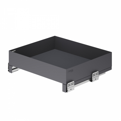 Выдвижная корзина 600 ICON без крепл. к фасаду, графит PRIME by AKS_1