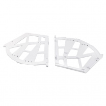 Крепление в шкаф для обуви трехрядное, белый РП