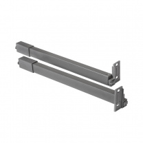 Рейлинг прямоугольный продольный Slimbox AKS L-400 графит фотография