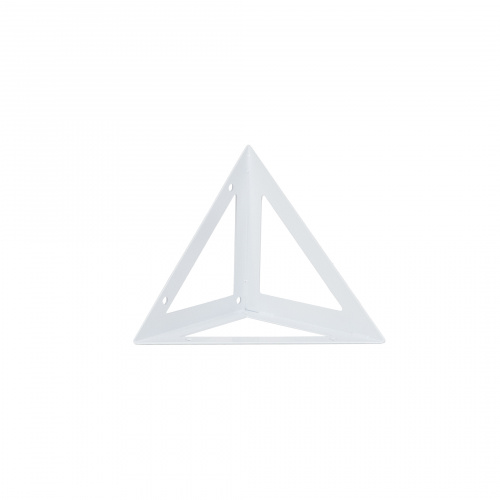 Полкодержатель мет. RISE 150*150*150*1.5 белый AKS_3