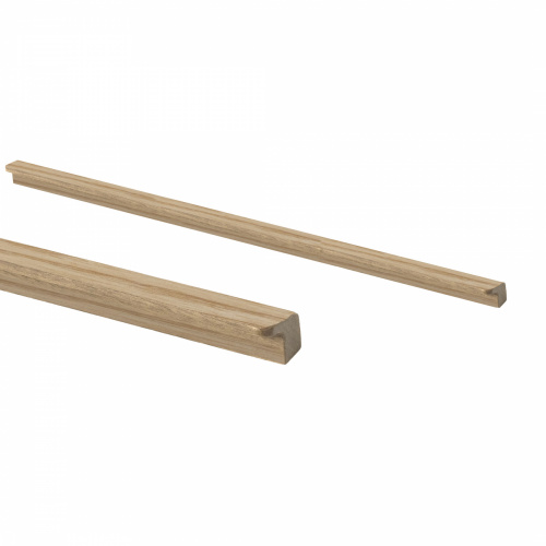 Ручка меб. скоба деревянная MIRA 672/1000 ясень, AKS_1