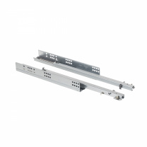 Направляющая скрытого монтажа L-400 с доводчиком ДСП до19mm насадной монтаж AKS 3/4 с фиксаторами фотография