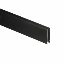 Профиль алюминиевый SENATOR черный муар горизонт нижн. L-6000 мм АЛЮТЕХ 