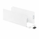 Комплект ультратонких боковин Qtype Evolution L-350 H=148 белый ДСП16мм_preview_1