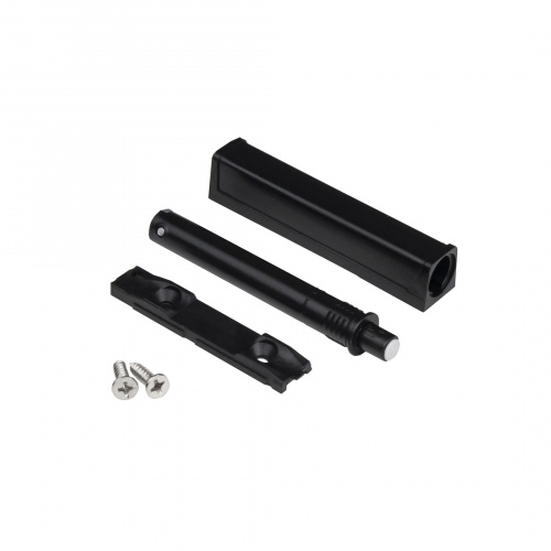 Механизм push-to-open наконечник резиновый накладной/врезной черный AKS усиленный_3