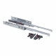 Направляющая скрытого монтажа L-550 с доводчиком ДСП до19mm с замками AKS QType полное выдвижение_preview_1