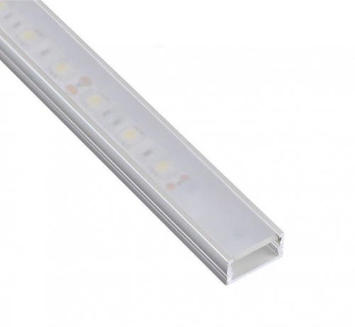 Профиль алюминиевый накладной Line Mini (Polarus Micro), серый, 2м, HLT_1