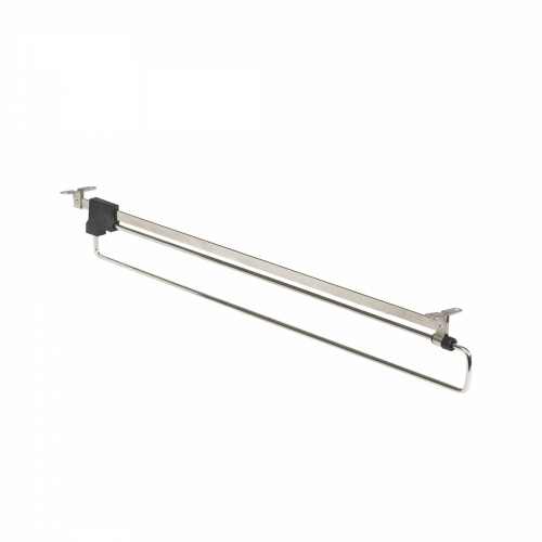 Выдвижная вешалка L-500, хром/черный РФ_1