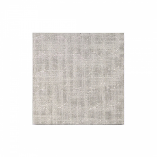 Заглушка самоприлипающая к конфирматам бежевый лён (14133) FOLMAG (лист-25шт.)_1