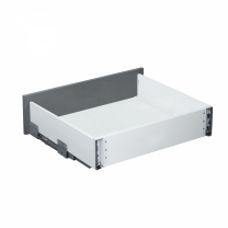 Система ящиков Slimbox Evolution L-300 H=116 белый PUSH TO OPEN ДСП16мм фотография