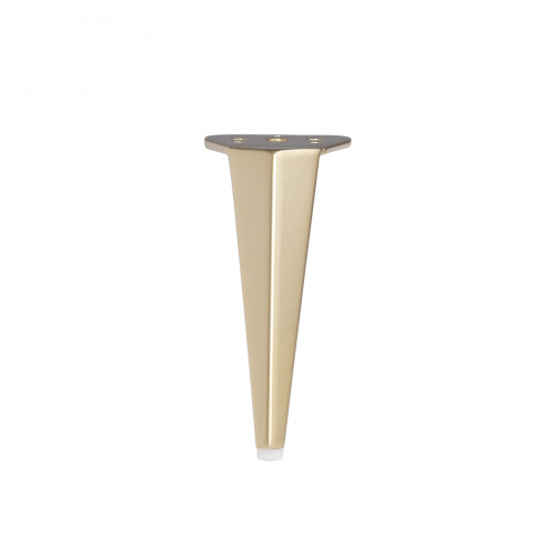 Опора меб. мет. STATE h140 матовое золото AKS_3