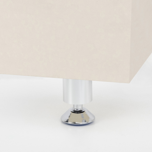 Опора меб. мет. D-762 h100 с регул. хром AKS_3