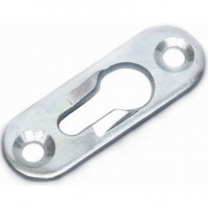 Пластинка зацепная 42*14*2 ВА белый цинк, AKS Пластинка зацепная 42*14*2 ВА белый цинк, AKS