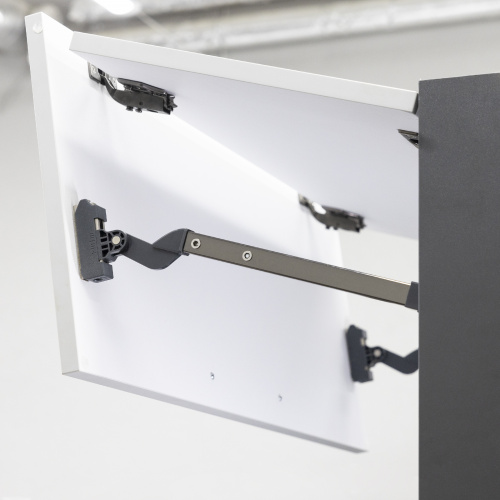 Подъемный механизм верхний H с доводчиком на две двери PRIME by AKS ZEVS графит_8