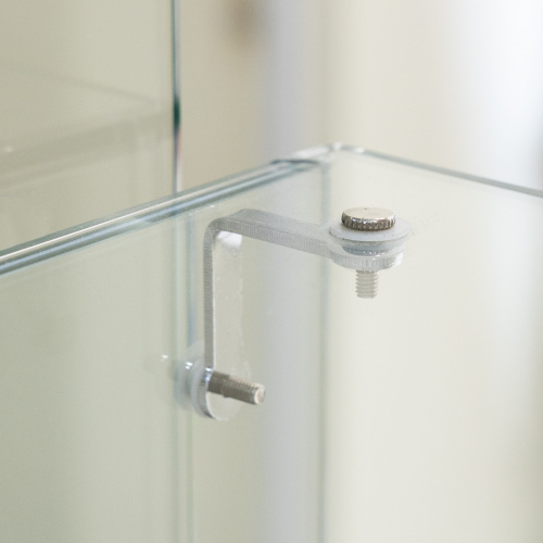 Крепление стеклянного куба мет. двойное AKS_3