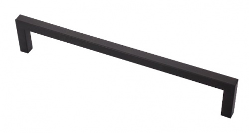 Ручка меб. скоба мет. KUBIC 256 черный, AKS_1