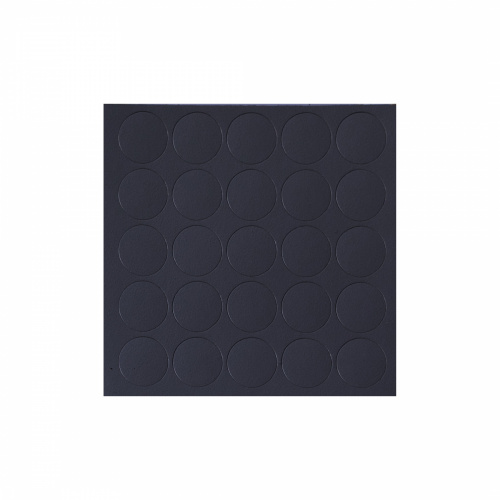 Заглушка самоприлипающая к эксцентрику серый камень изысканный (20431) FOLMAG (лист-28шт.)_1