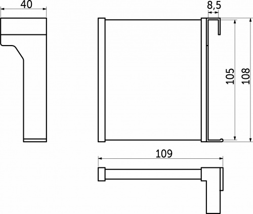 Делитель продольный Slimbox AKS графит_2