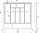 Лоток для столовых приборов 500 TR-01 (440*495*45), графит GRIDLI_preview_1