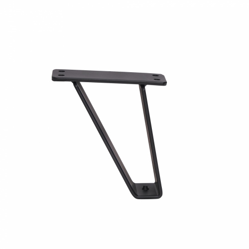 Опора меб. мет. TECHNO h130 черный AKS_1