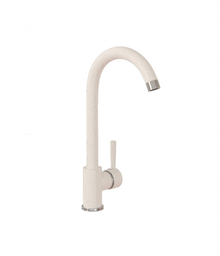 Смеситель для кухни высокий, латунь, GS-014, беж, Max Stone_1