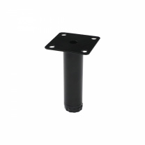 Опора меб. мет. D-100 h100 d25 с регул. черный (тип 2)AKS фотография