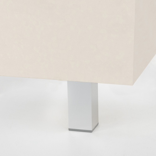 Опора меб. алюм. DAKP-27 h100 с регул. хром AKS_3