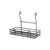Корзина на трубу d16 одинарная мини CWJ102M черный AKS фотография