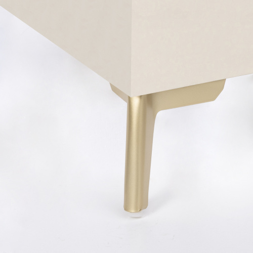 Опора меб. мет. TRIADA h120 угловая браш.золото AKS_6