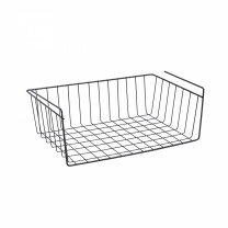 Корзина подвесная 400*255*140, черный РФ (на полку) фотография