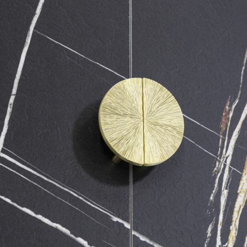 Ручка меб. скоба мет. NIGHT 96 брашированное золото, AKS_6