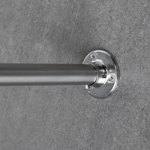 Крепление (розетка) трубы d16, хром/сталь AKS_3