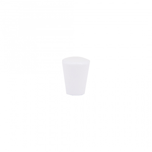 Ручка меб. кнопка мет. BELL белый, AKS_3