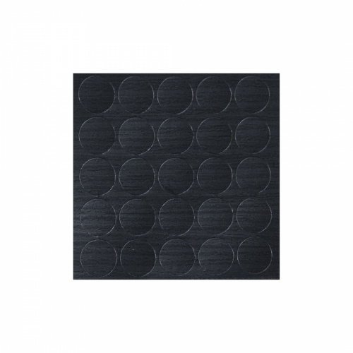 Заглушка самоприлипающая к эксцентрику черный структурный (20324) FOLMAG (лист-28шт.)_1