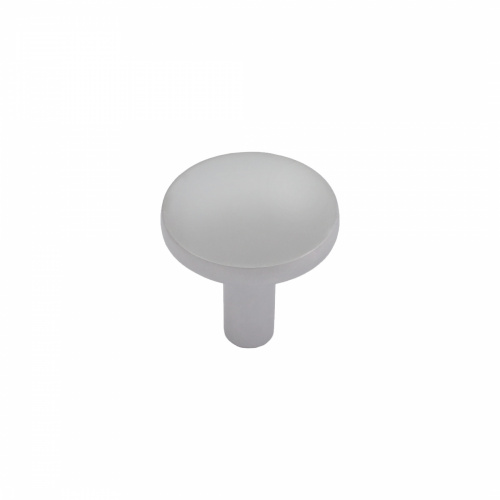 Ручка меб. кнопка мет. PUNTO матовый хром, AKS_1