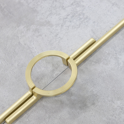 Ручка меб. скоба мет. ELEGANCA 256, брашированное золото, AKS_5