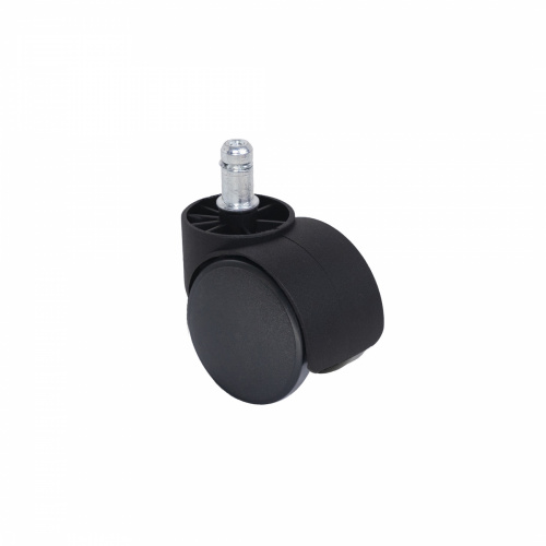 Колесо мебельное, для стула, полиамид, (50мм), черное_1