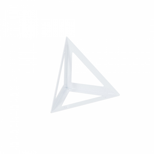 Полкодержатель мет. RISE 150*150*150*1.5 белый AKS_1