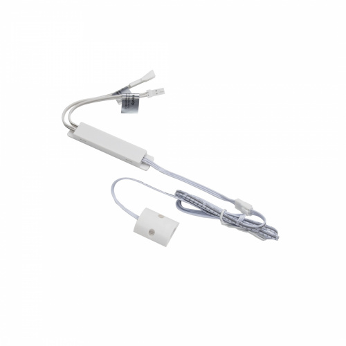 Выключатель бесконтактный на преграду, накладной, плоский, 12/24V, 60W/100W, белый, AKS_1