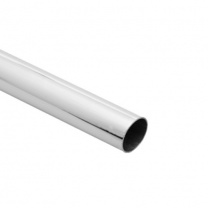 Труба d50 L-3000 (2,85кг/1,0мм), хром AKS фотография