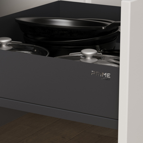 Выдвижная корзина 600 ICON, графит PRIME by AKS_7